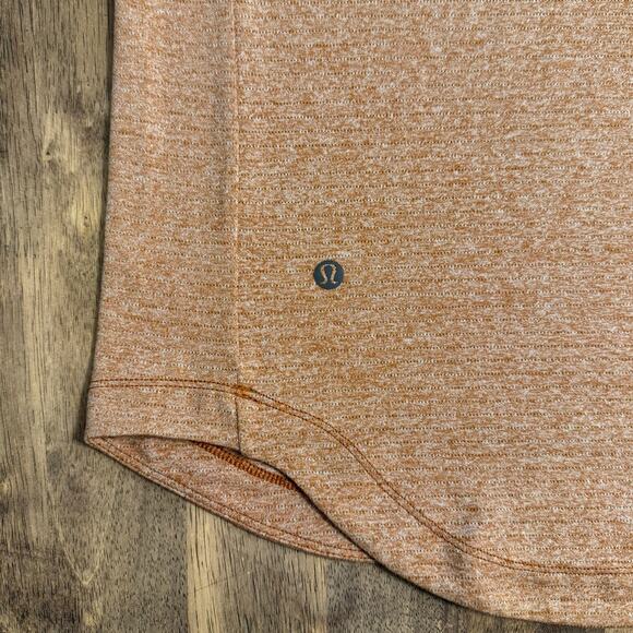 Lululemon Drysense Training Short Sleeve Heathered Butternut Brown Men’s Size S - Picture 8 of 9